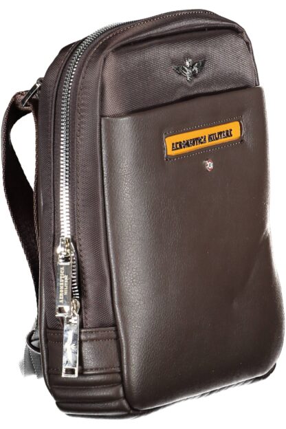 Aeronautica Militare - Brown Polyester Men Shoulder Bag