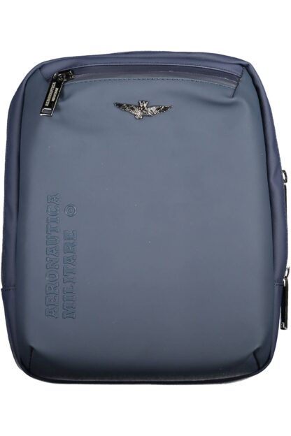 Aeronautica Militare - Blue Polyester Men Shoulder Bag