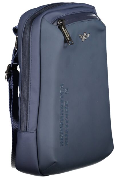 Aeronautica Militare - Blue Polyester Men Shoulder Bag