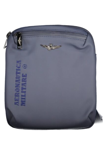 Aeronautica Militare - Blue Polyester Men Shoulder Bag