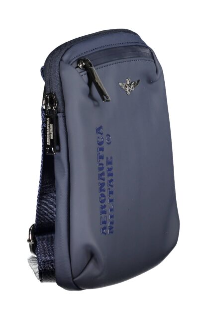 Aeronautica Militare - Blue Polyester Men Shoulder Bag