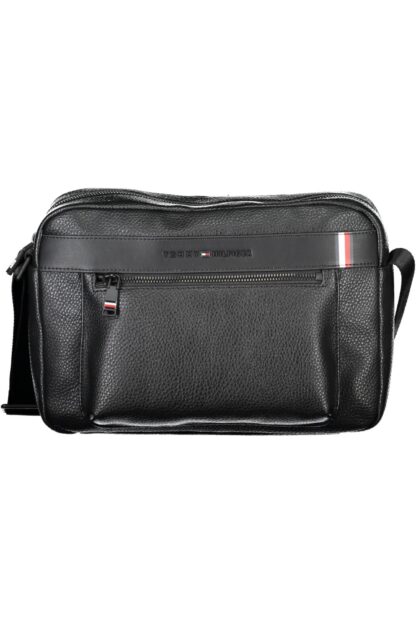 Tommy Hilfiger - Black Polyurethane Men Shoulder Bag