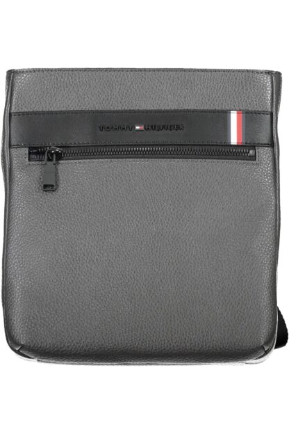 Tommy Hilfiger - Gray Polyurethane Men Shoulder Bag