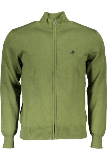 U.S. Grand Polo - Green Cotton Men Sweater Turtleneck Long Sleeve