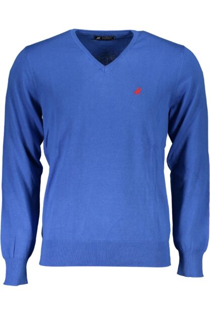 U.S. Grand Polo - Blue Cotton Mens Sweater