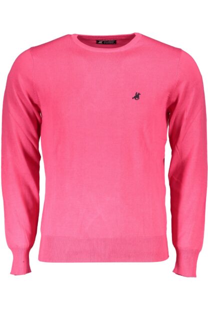 U.S. Grand Polo - Pink Cotton Men Sweater