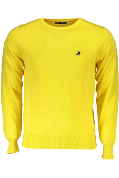 U.S. Grand Polo - Yellow Cotton Men Sweater