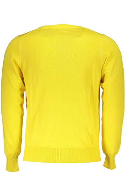 U.S. Grand Polo - Yellow Cotton Men Sweater