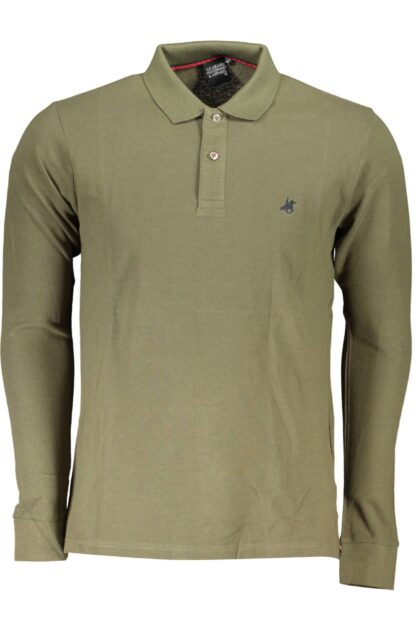 U.S. Grand Polo - Green Cotton Men Polo Shirt