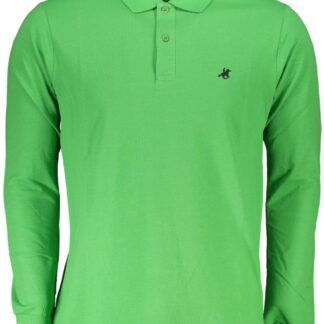 U.S. Grand Polo - Green Cotton Men Polo Shirt