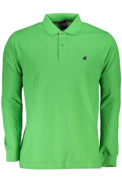 U.S. Grand Polo - Green Cotton Men Polo Shirt