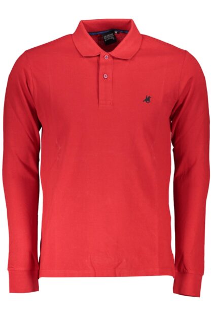 U.S. Grand Polo - Red Cotton Men Polo Shirt