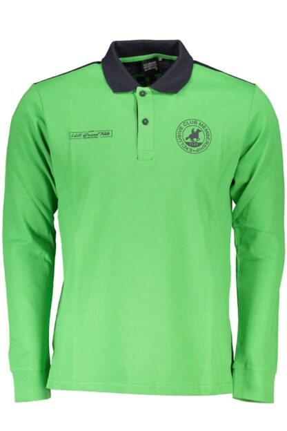 U.S. Grand Polo - Green Cotton Men Polo Shirt