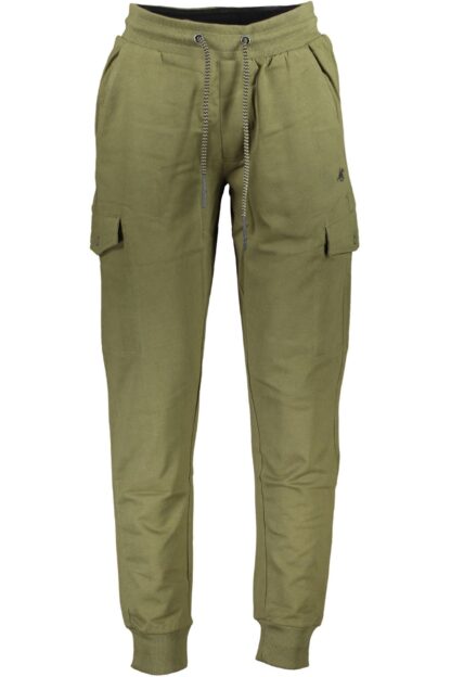 U.S. Grand Polo - Green Cotton Men Sports Trouser