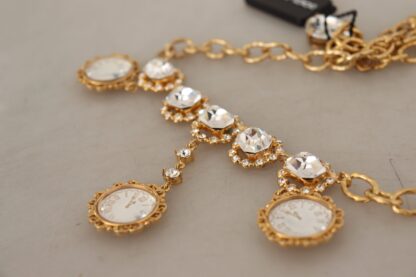 Dolce & Gabbana - Elegant Timekeeper Statement Necklace