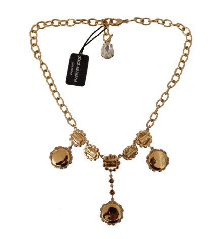 Dolce & Gabbana - Elegant Timekeeper Statement Necklace