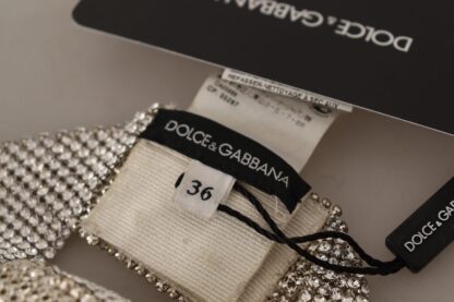 Dolce & Gabbana - Elegant Crystal Choker Necklace - Silver