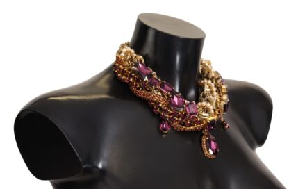 Dolce & Gabbana - Sicilian Sparkle Gold-Tone Statement Necklace