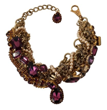 Dolce & Gabbana - Sicilian Sparkle Gold-Tone Statement Necklace