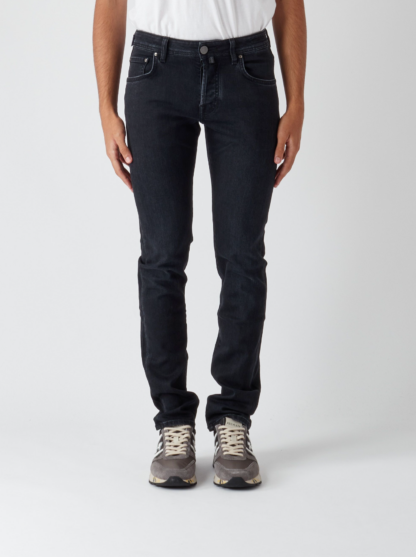 Jacob Cohen - Elegant Black Super Slim Denim for Men