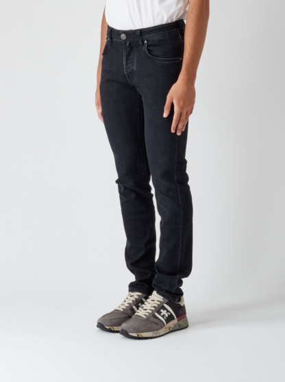 Jacob Cohen - Elegant Black Super Slim Denim for Men