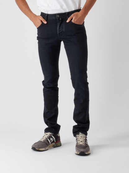 Jacob Cohen - Elegant Black Super Slim Denim for Men