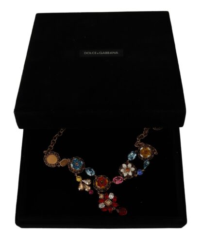 Dolce & Gabbana - Elegant Floral Statement Necklace