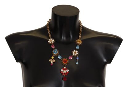 Dolce & Gabbana - Elegant Floral Statement Necklace