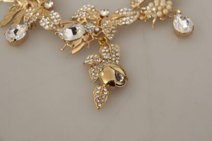 Dolce & Gabbana - Elegant Sicily Floral Bug Statement Necklace