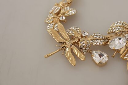 Dolce & Gabbana - Elegant Sicily Floral Bug Statement Necklace