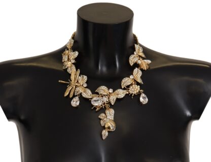 Dolce & Gabbana - Elegant Sicily Floral Bug Statement Necklace