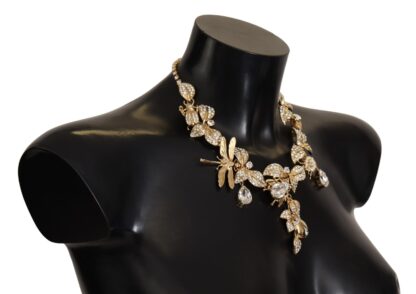 Dolce & Gabbana - Elegant Sicily Floral Bug Statement Necklace