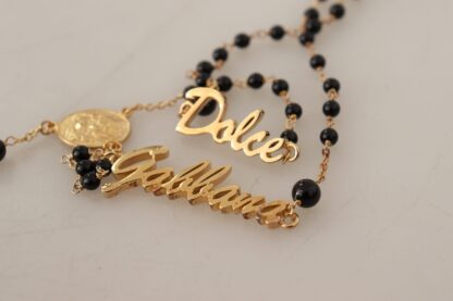 Dolce & Gabbana - Elegant Gold-Plated Rosemary Necklace