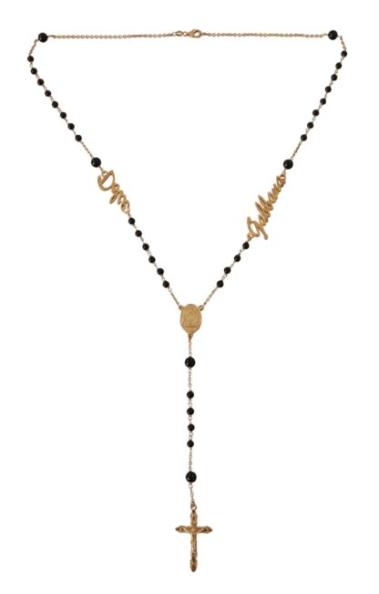 Dolce & Gabbana - Elegant Gold-Plated Rosemary Necklace