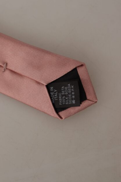 Dolce & Gabbana - Elegant Pink Silk Bow Tie