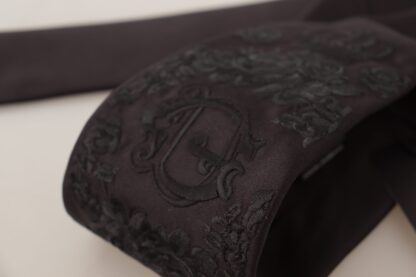 Dolce & Gabbana - Elegant Silk Black Bow Tie