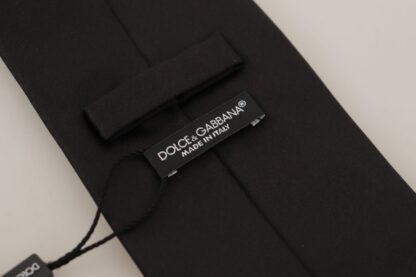 Dolce & Gabbana - Elegant Silk Black Bow Tie