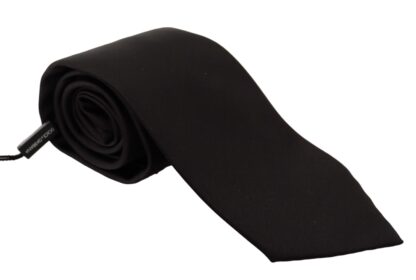 Dolce & Gabbana - Elegant Silk Black Bow Tie