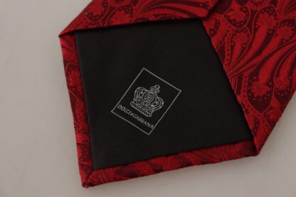 Dolce & Gabbana - Elegant Red Silk Men's Tie