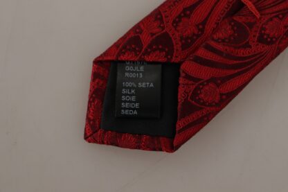 Dolce & Gabbana - Elegant Red Silk Men's Tie