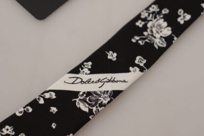 Dolce & Gabbana - Elegance in Bloom Silk Bow Tie