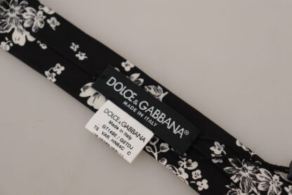 Dolce & Gabbana - Elegance in Bloom Silk Bow Tie