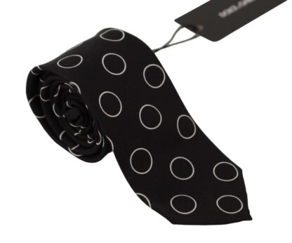 Dolce & Gabbana - Elegant Silk Black Bow Tie