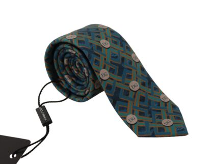 Dolce & Gabbana - Elegant Silk Blue Bow Tie