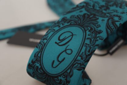 Dolce & Gabbana - Elegant Silk Blue Tie - Exclusive Design