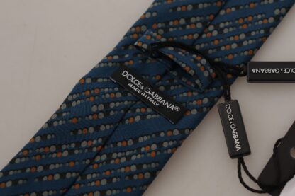 Dolce & Gabbana - Elegant Silk Blue Bow Tie