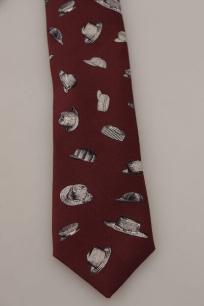 Dolce & Gabbana - Maroon Elegance Silk Tie