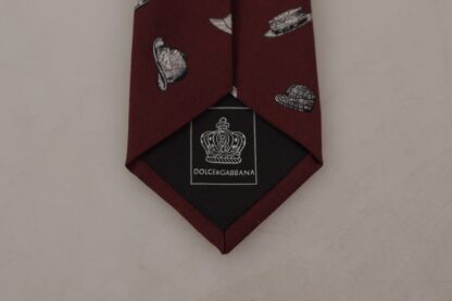 Dolce & Gabbana - Maroon Elegance Silk Tie