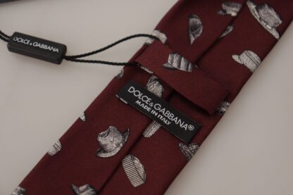 Dolce & Gabbana - Maroon Elegance Silk Tie