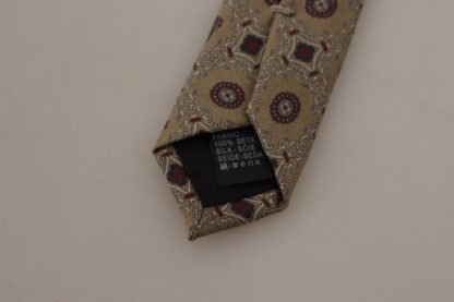 Dolce & Gabbana - Elegant Silk Beige Necktie